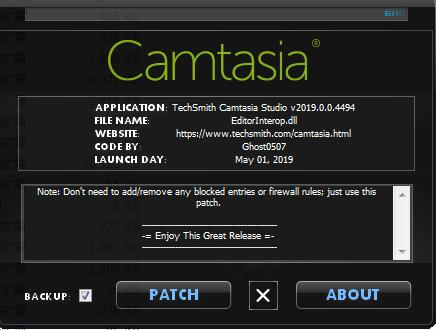 Camtasia Studio v19.0.7.5034 