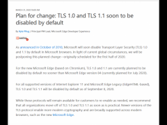 Win10 EdgeIETLS 1.0/1.1ʱ