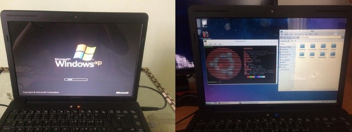 ԤװWindows XPڴ1GBľ豸װLinux
