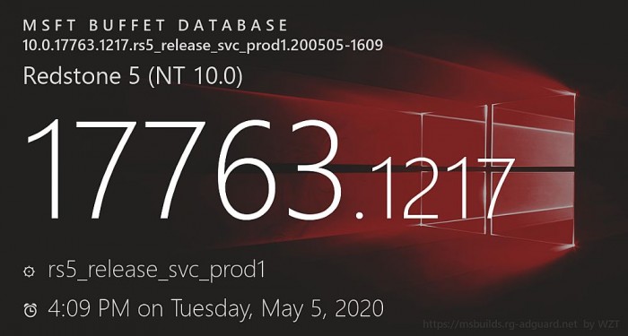 Win10 1809KB4551853ۻ Build 17763.1217