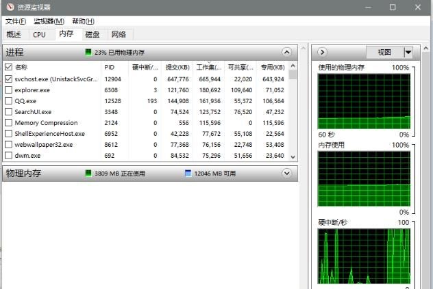 Win10 svchost.exe kUnistackSvcGroupռڴǳνʲộ