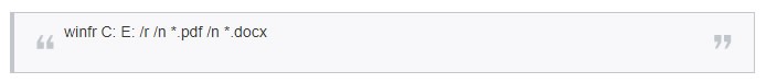 ļָߣWindows File Recovery ʹü