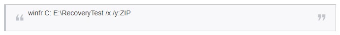 ļָߣWindows File Recovery ʹü