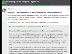 Manjaro Linux 32 λֹͣ