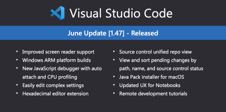 ΢ Visual Studio Code 1.47 ȶ