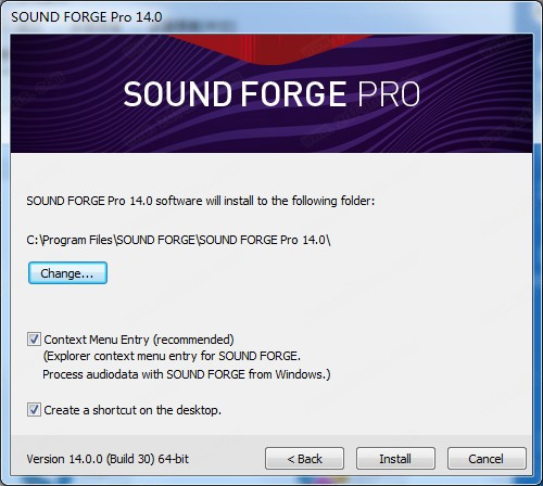 Sound Forge 14 (64λ)°