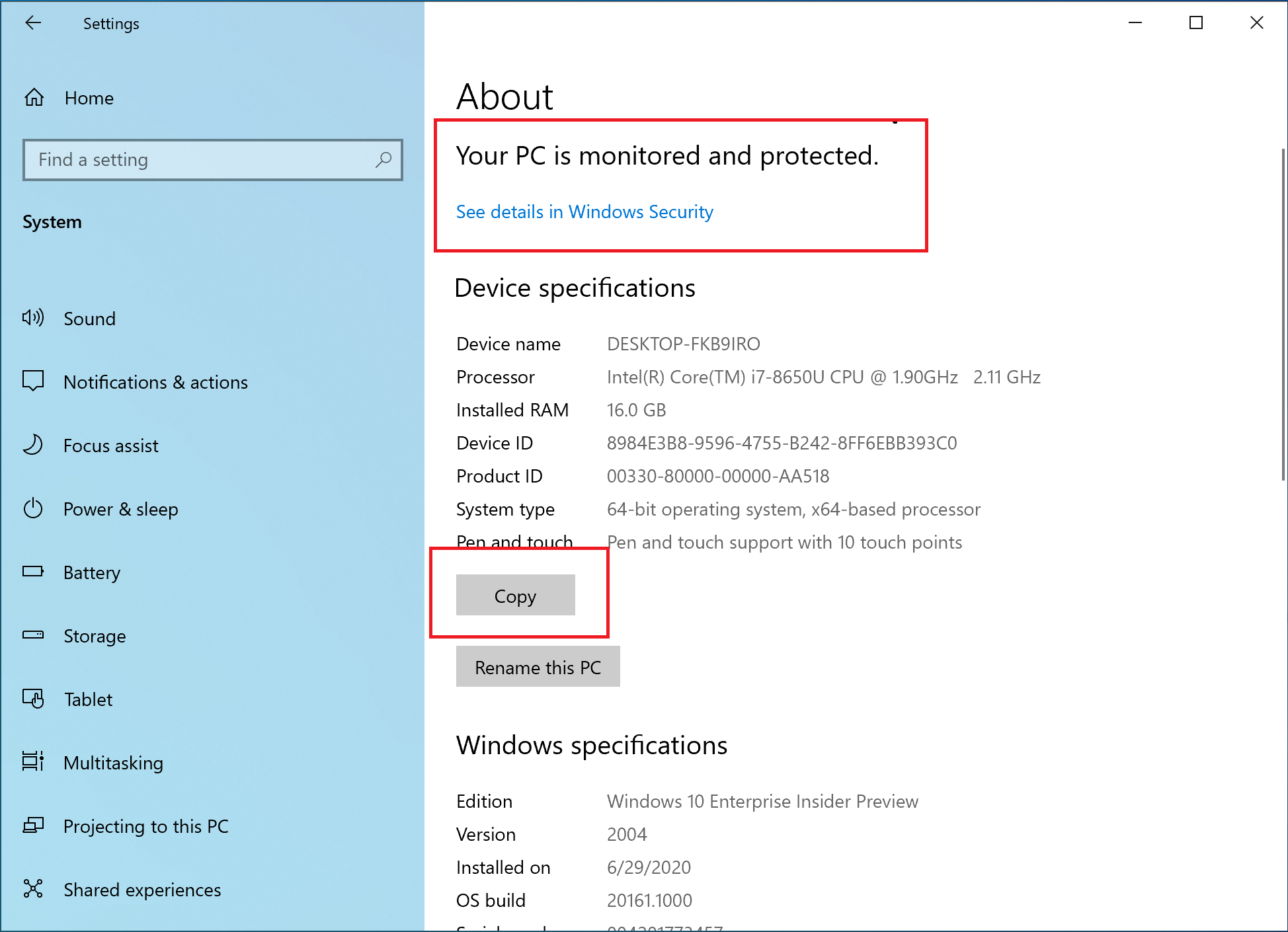 ΢ Windows 10 20H2 Build 19042.421 