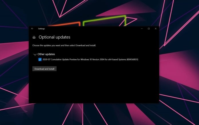 ΢ Win10 2004 Build 19041.423 ͣKB4568831