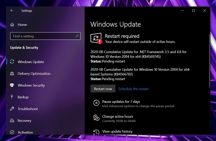 Win10 2004 ۻKB4566782 汾 Build 19041.450