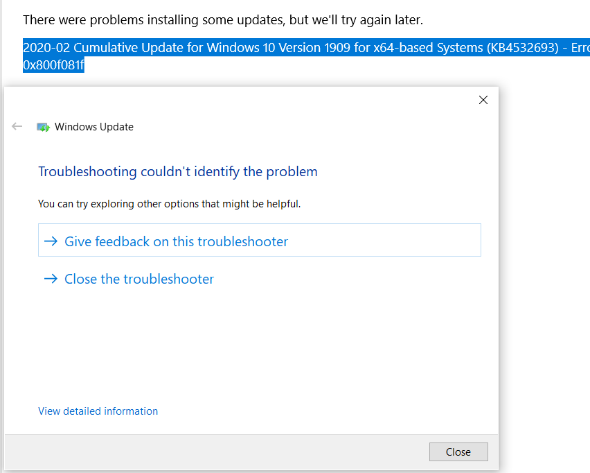 Win10½-KB 4566782KB 4565351