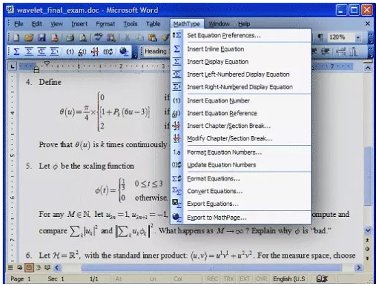 MathType 7.4 İ