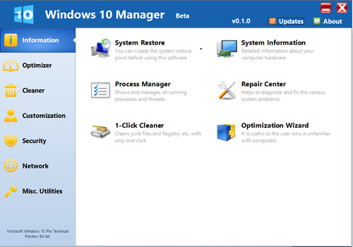 Win10 manager İ v3.3