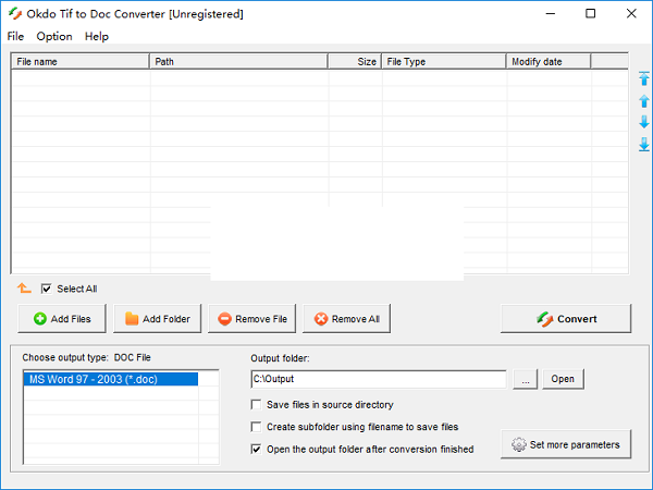 Okdo Tif to Doc Converter