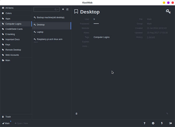 KeeWeb  v1.16.1