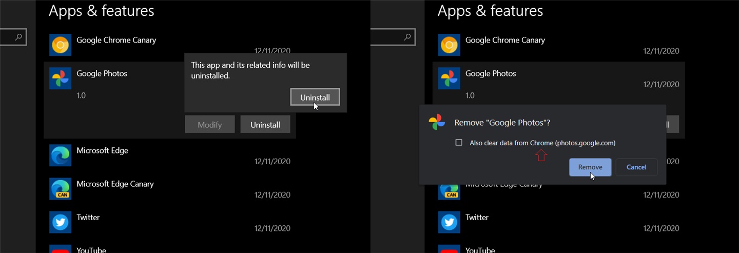 Chrome PWA ӦÿɴWin10 ò˵ж