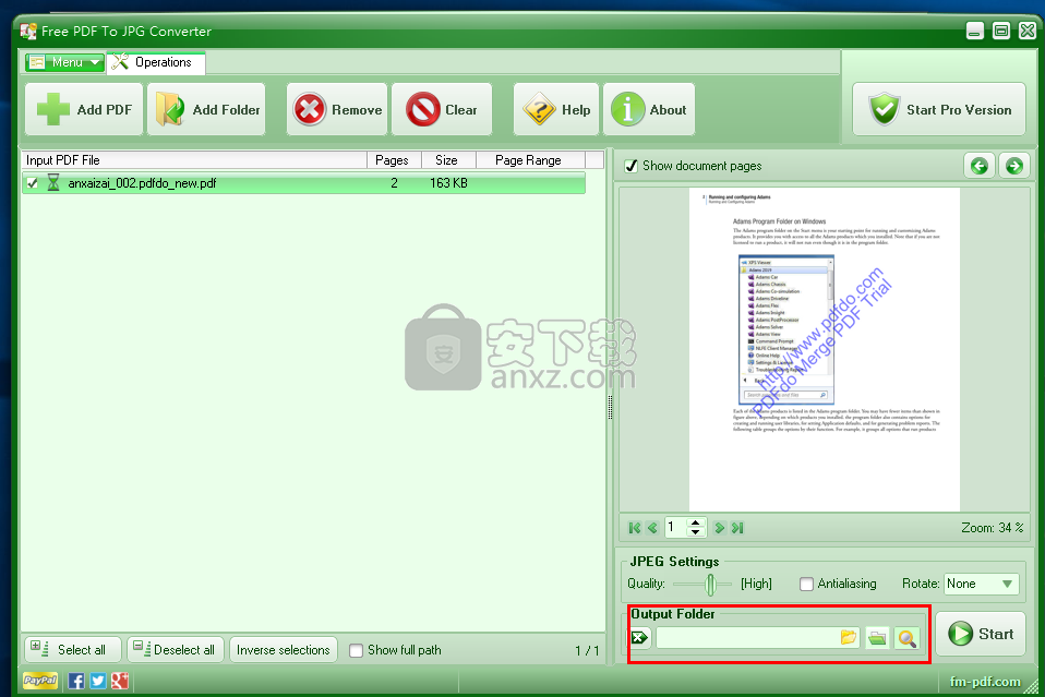 FM PDF To JPG Converterǿ v3