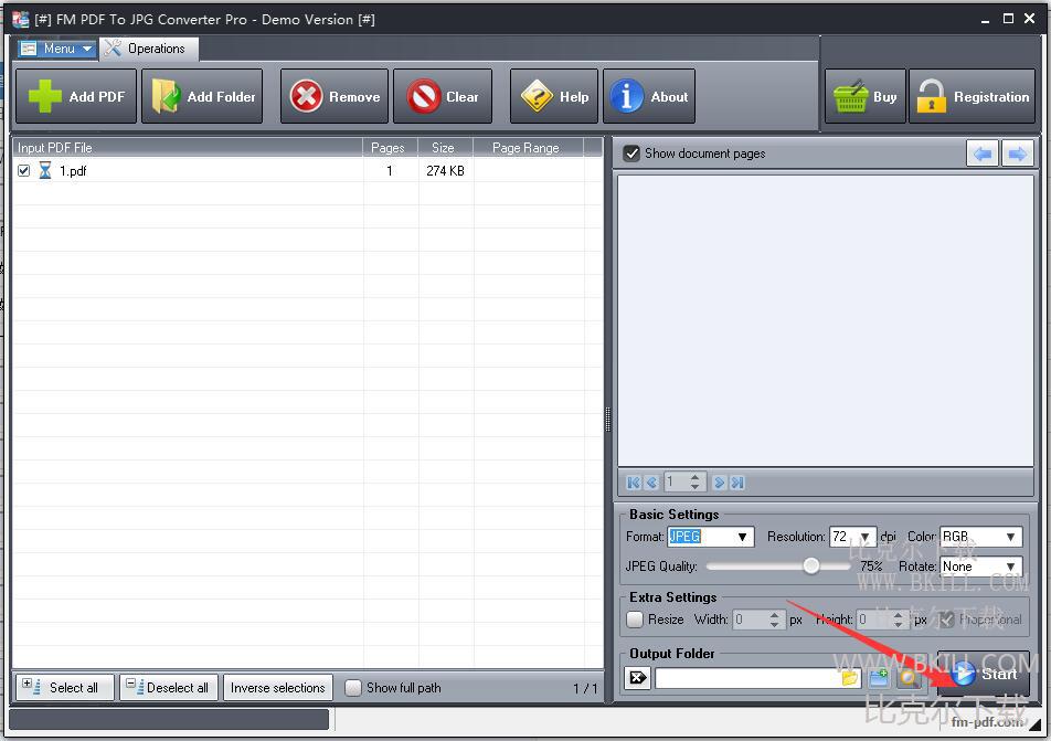 FM PDF To JPG Converter v3