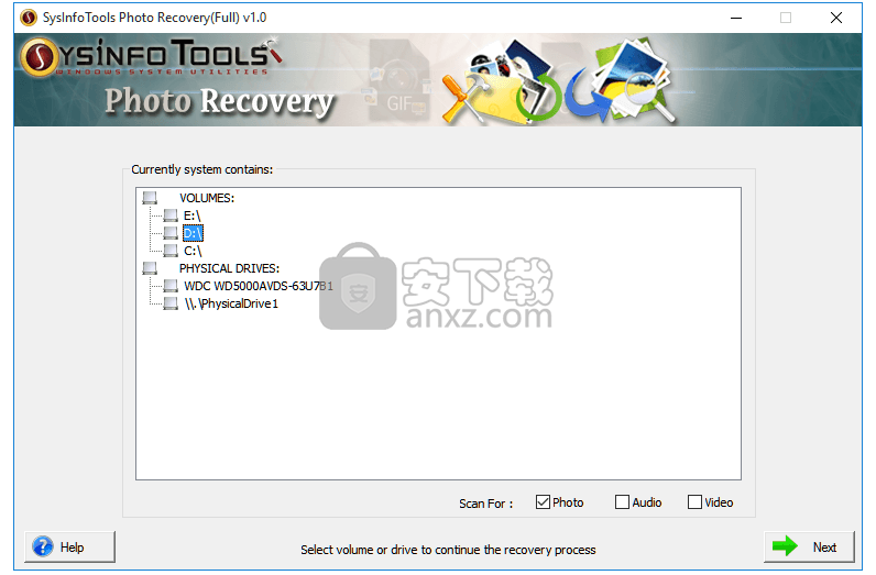 SysInfo Photo Recoveryɫ v1