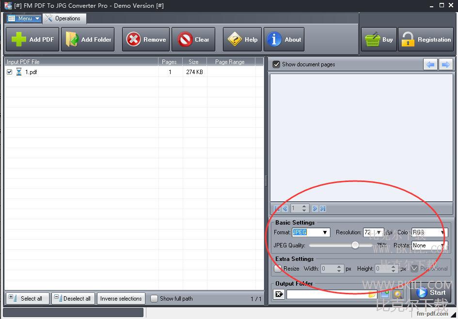 FM PDF To JPG Converter v3