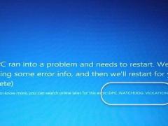 Win10ʾDPC WATCHDOG VIOLATION