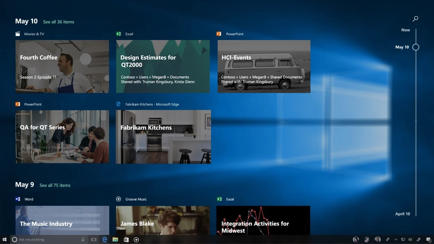 ΢Win10 Timeline ʱṦܲʧ