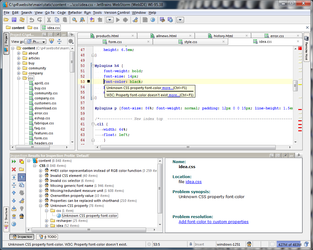Webstorm 2021.1.1İ