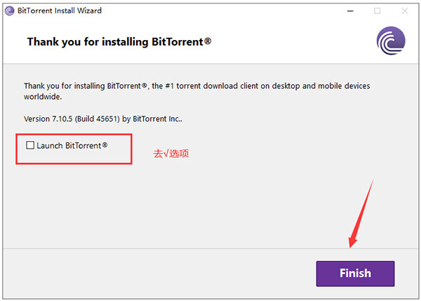 BitTorrent v7.10.5.46011 °
