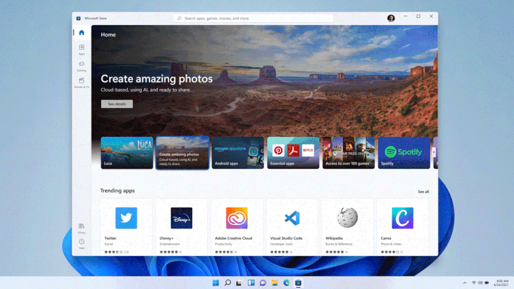 ȫ Win11Ӧ̵꣺ UIְ֧׿ APP