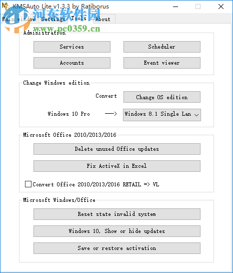 KMSAuto Lite v1.5.5İ