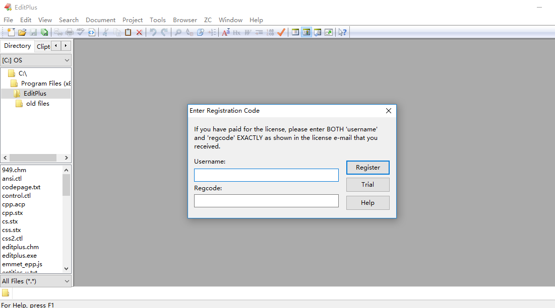 EditPlus(ı༭)v5.5.3612°