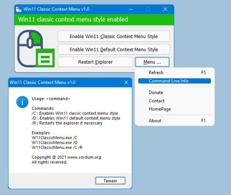 Win11 Classic Context Menu Ӧó