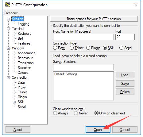 PuTTY v0.74°
