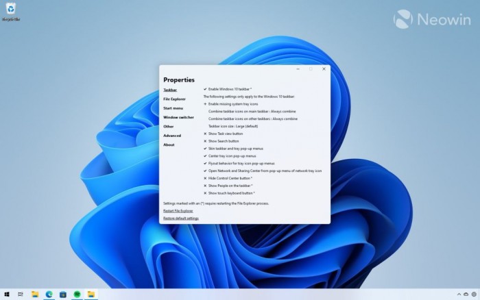 Explorer PatcherWin11ָWin10ļ
