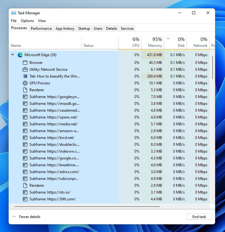 Win11 EcoģʽӦóռϵͳԴ