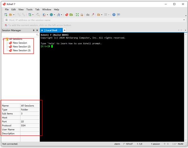 XShell7 v7.0.73.0°