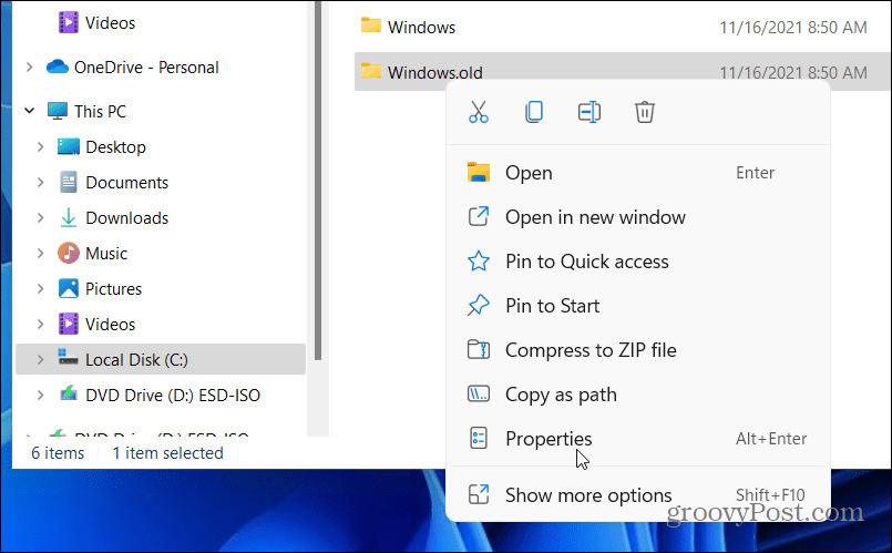 Win11ϵͳɾ Windows.old ļеļ