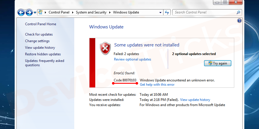 ޸ Windows ´ 80070103