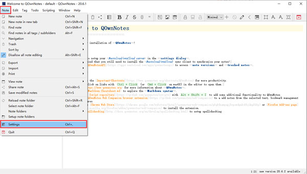 QOwnNotes v21.12.4İ